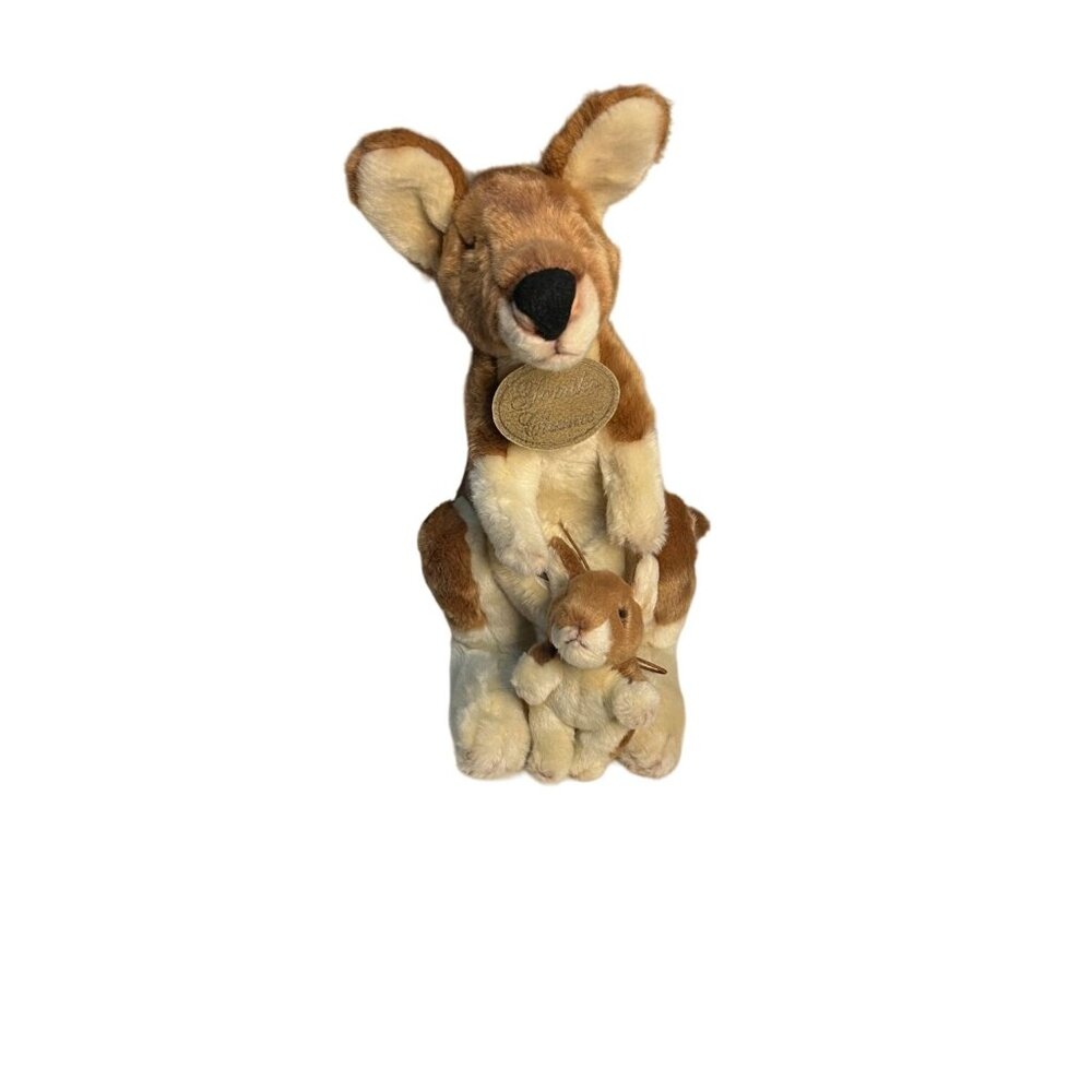 Mommy & Baby Kangaroo Joey 14" Russ Berrie Yomiko Classic